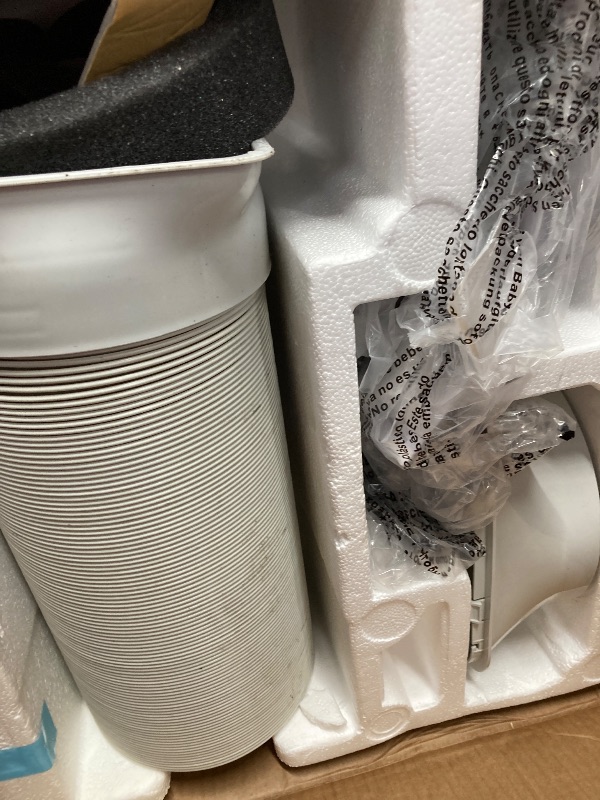 Photo 1 of 14,000 BTU Portable Air Conditioner Cools Up to 700 Sq.Ft, 3-IN-1 Energy Efficient Portable AC Unit with Remote Control & Installation Kits for Large Room, Campervan, Office, Temporary Space