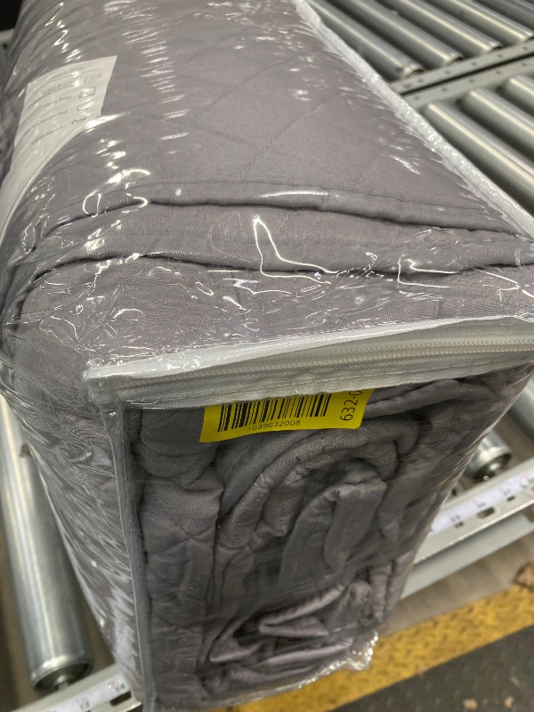 Photo 1 of BIOWEAVES 100% Organic Cotton Quilt King Size - Diamond Stitched Quilted bedspreads - All Season Oversized Coverlet Set - GOTS Certified Bedding 