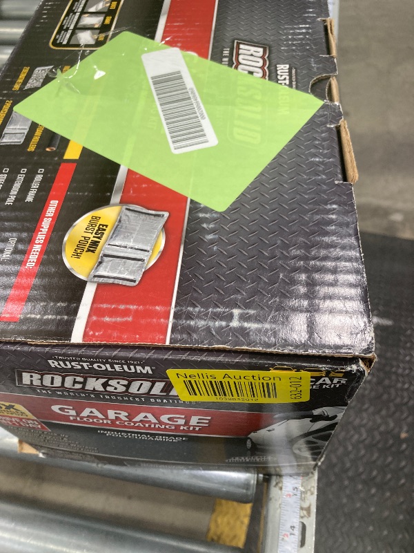 Photo 1 of ***ONE BAG IS OPENED**180 Oz. Dark Gray Polycuramine 2.5 Car Garage Floor Kit
