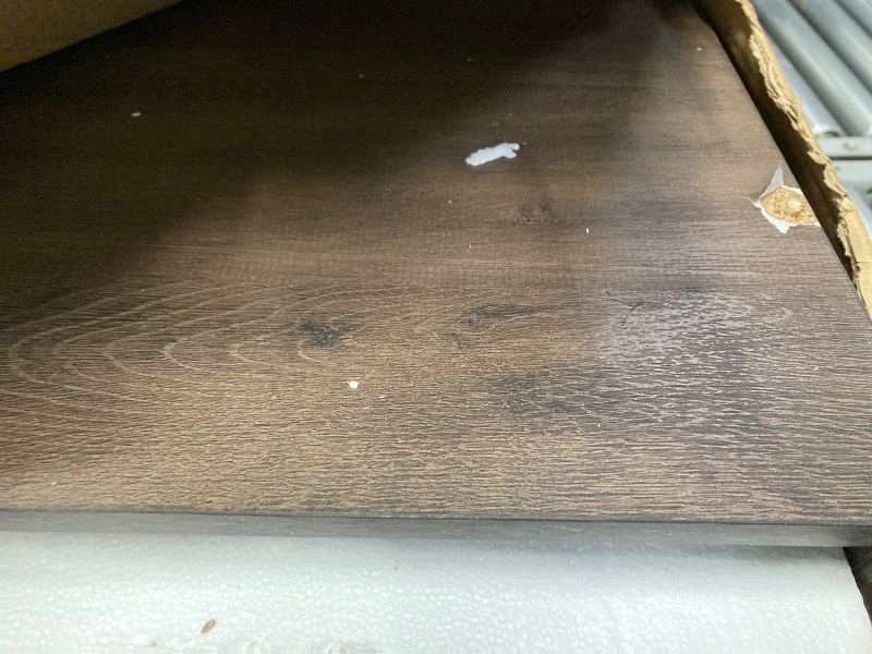 Photo 1 of ***MISSING PARTS***Homfa Console Table with Drawers and Storage Shelf Narrow Long Sofa Entryway Table for Living Room Entryway Hallway Foyer Dark Brown
