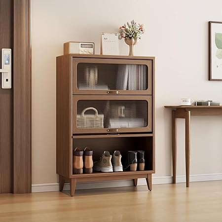 Photo 1 of ** The photo is only to the reference** kaslandi3 tier bookcase sg010 walnut 3 tier 23.6''