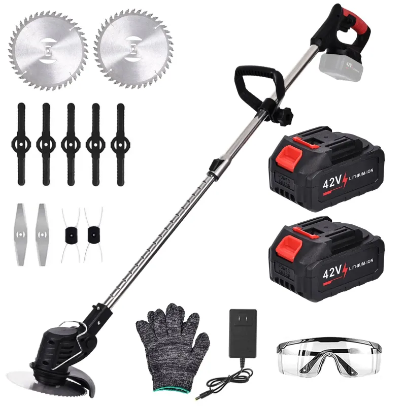 Photo 1 of 
Cordless String Trimmer,HDJ Grass Trimmer with 3 Types Blades,15Ah Battery Powered for Garden,Yard