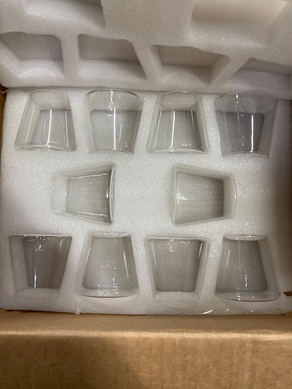 Photo 1 of 1.5 oz Shot Glasses, Heavy Base Tasting Glasses for Bourbon/Vodka/Spirit/Liquor  10 piece