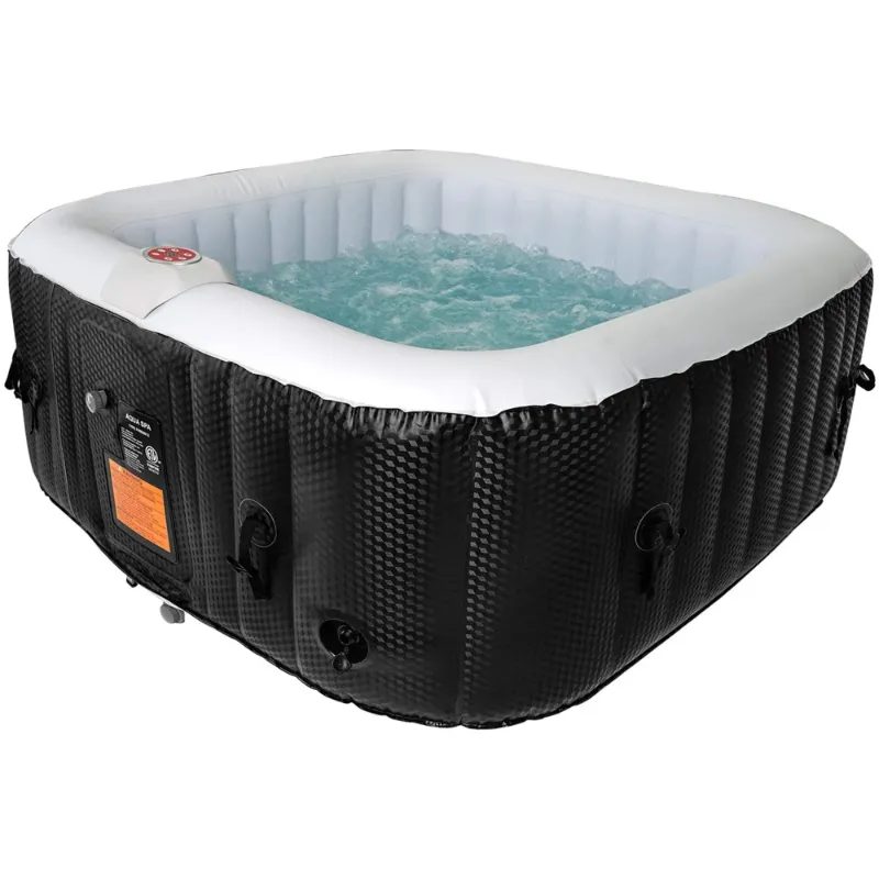 Photo 1 of #Wejoy Portable Hot Tub Air Jet Spa 4-5 Person Inflatable Outdoor Heated to max of 104?(40?),73X73X25 inch,910 L / 240 gal
