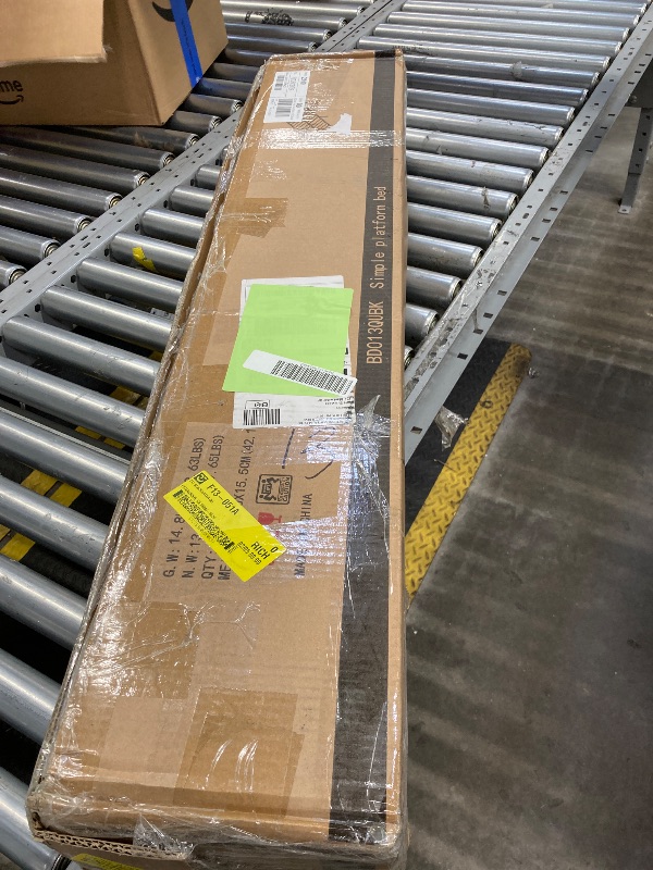 Photo 1 of **MISSING PIECES***yookare 18" 4000lbs Heavy Duty Platform Metal Bed Frame, King