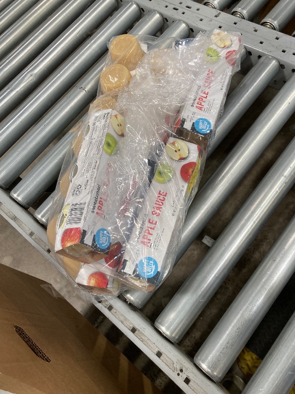 Photo 1 of Amazon Grocery, Sweetened Apple Sauce, 4 Oz, Pack of 6 (Previously Happy Belly, Packaging May Vary)