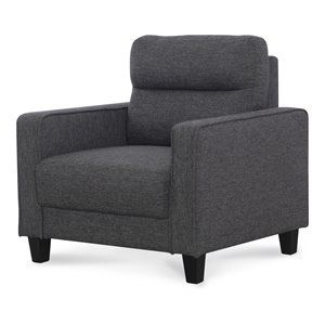 Photo 1 of Asher Channeled Chair - Gray
