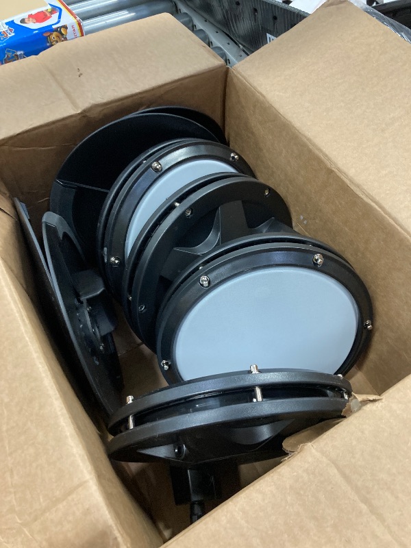Photo 1 of ***PARTS ONLY***
Donner DED-70 Electric Drum Set with 4 Quiet Mesh Drum Pads, 2 Switch Pedal, Portable and Solid Drum Set with Type-C Charging, 68+ Sounds, Throne, Headphones, Sticks, Melodics Lessons