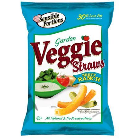 Photo 1 of 24 PACKS : Sensible Portions Veggie Straws Ranch 1 Ounce