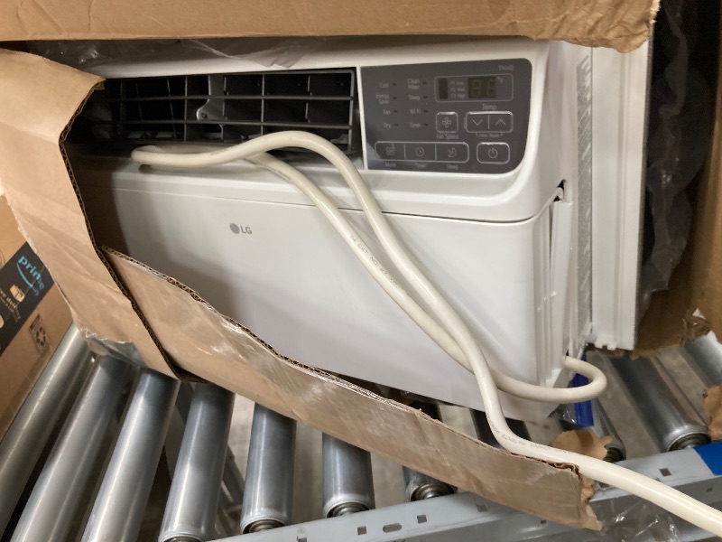 Photo 1 of  6,000 BTU Dual Inverter Smart Window Air Conditioner, 115V, Cools 250 Sq. Ft., Ultra Quiet Operation, Up to 35% More Energy Savings, ENERGY STAR®, works with LG ThinQ, Amazon Alexa and Hey Google
