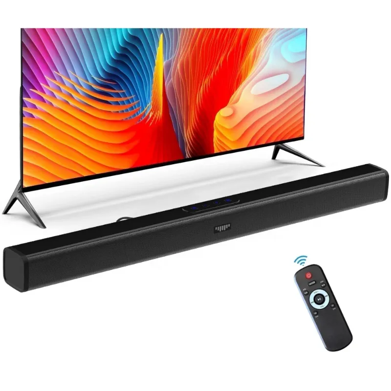 Photo 1 of Dammyty Sound Bar for TV, Bluetooth 5.3 Soundbar with Subwoofer, 3D Surround Sound System for TV, Home Audio TV Speakers