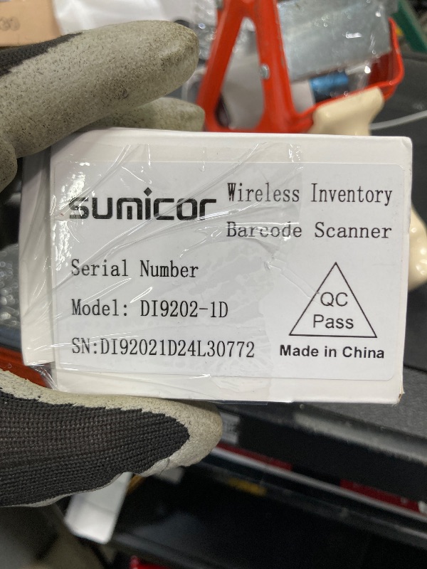 Photo 1 of Sumicor Barcode Scanner 1D & 2D QR Code PDF417 Reader, Wireless 2.4 Ghz Handheld Cordless Rechargeable Inventory Barcode Scanner with 2.8'' HD Screen and Keybord for Stocktaking (2D)