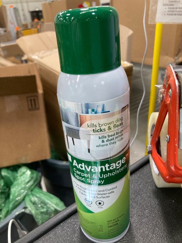 Photo 1 of Advantage Carpet & Upholstery Spot Spray | Kills Fleas & Ticks & Bedbugs | 16 oz.