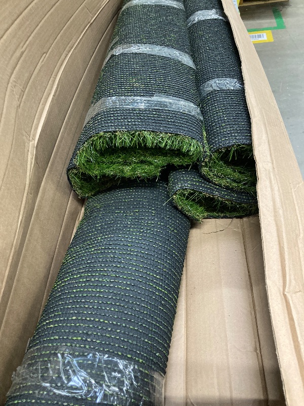 Photo 1 of GL Super Thick Artificial Grass Turf 3FTX17FT, 1.77" Indoor Outdoor Garden Lawn Landscape, Durable PU Backing Luxurious Synthetic Grass
