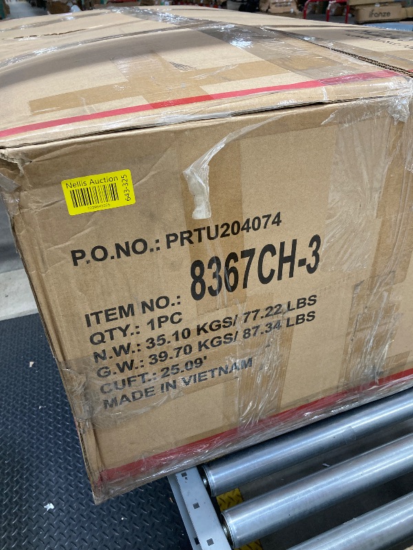 Photo 1 of ***MISSING PARTS/INCOMPLETE**Homelegance Emilio 2-Piece Reversible Sectional Sofa - Chocolate