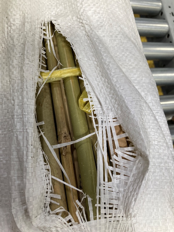 Photo 1 of Bamboo Fencing Roll 6 ft High x 8 ft Long x 0.7 in D, Natural Bamboo Privacy Fence, Divider Decorative Fence for Patio, Balcony, Garden, Border Pool
