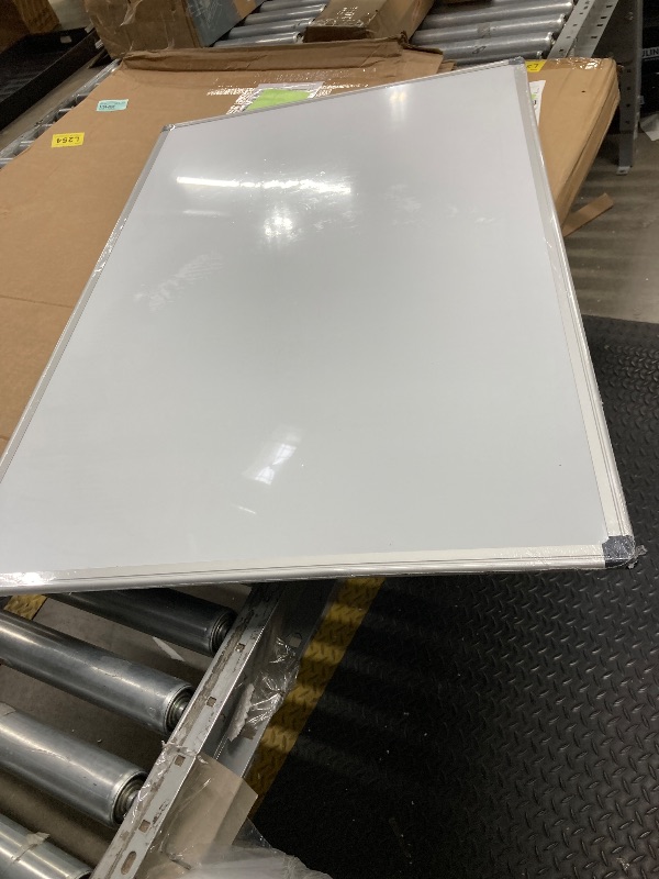 Photo 1 of 
VUSIGN Magnetic Whiteboard Dry Erase Board, 36 X 24 Inches, Wall Mounted White Board with Pen Tray, Silver Aluminium Frame