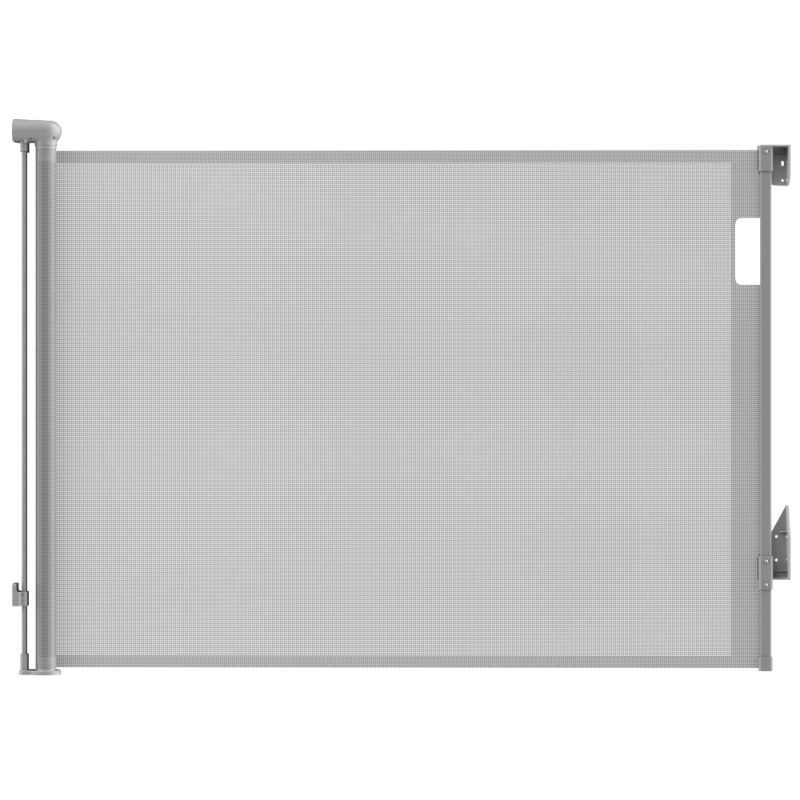 Photo 1 of 
Vomeast Retractable Baby Gates,Extends to 55" Width Extra Wide Baby Gates,Durable Mesh Dog Gate for Doorways Stairs Hallways(Grey)