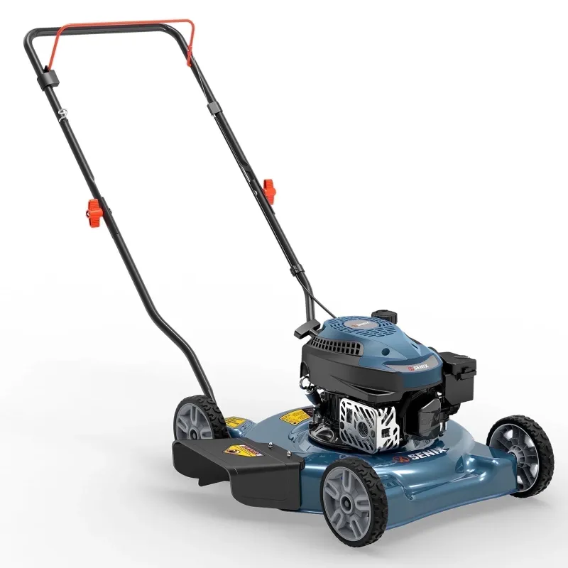 Photo 1 of 
SENIX Gas Lawn mower, 20in, 144cc 4-Cycle Engine, Steel Deck with Side Discharge, LSPG-L4