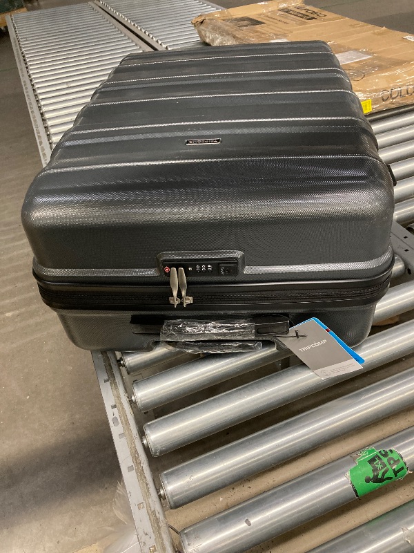 Photo 1 of 
***its locked**Tripcomp Hardside Luggage Set 3-Piece Set(21/25/29) Lightweight Suitcase 4-Wheeled Suitcase Set(Grey) ***Unknow is has two more,the descriptions is only to the reference***
