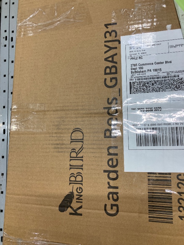 Photo 1 of ***The description is only the reference***Land Guard 24“ Tall Galvanized Raised Garden Bed Kit, Galvanized Planter Garden Boxes Outdoor, Oval Large Metal Raised Garden Bed for Vegetables (Dark Gray, 4×2×2ft)