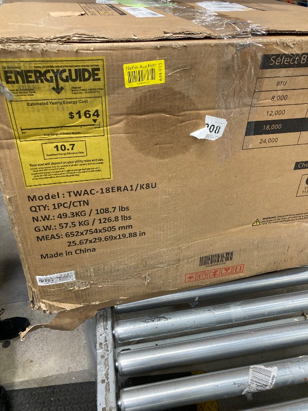 Photo 1 of *** with damages, please see the photos***Ktaxon 18000 BTU Window Air Conditioner with Heat, Window AC Unit & Heater Combo with APP & Voice Smart Control, Timer Function & Easy Installation Kit, Work with Alexa/Google Assistant, 208/230V