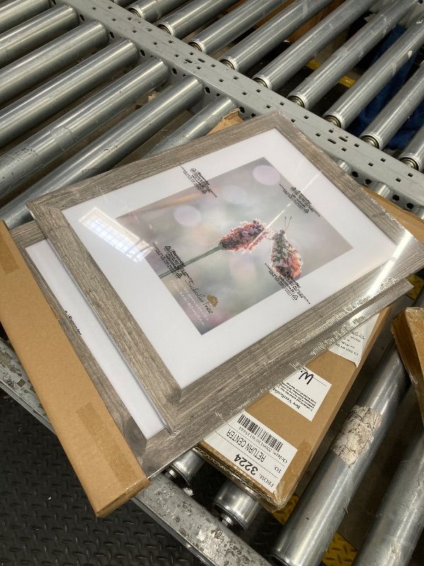Photo 1 of 
Scholartree 11 x 14 Wood Gallery Picture Frames Set of 2-11x14 Matted to 8x10 Wall Frames, Gray