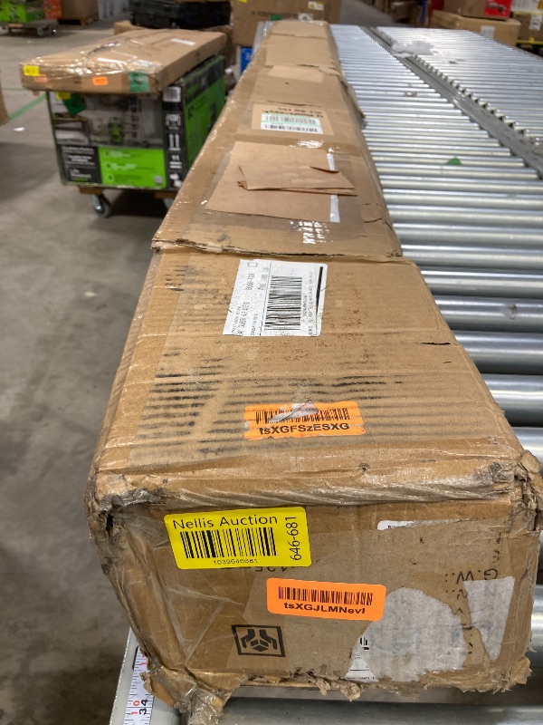 Photo 1 of +++2 IT'S BROKEN+++AntLux 110W 8FT LED Shop Lights Ultra Slim LED Wraparound, 12600LM, 5000K, 8 Foot Strip Light, Flush Mount Garage Office Warehouse Ceiling Lighting Fixture, 8 Foot Fluorescent Tube Replacement, 4 Pack