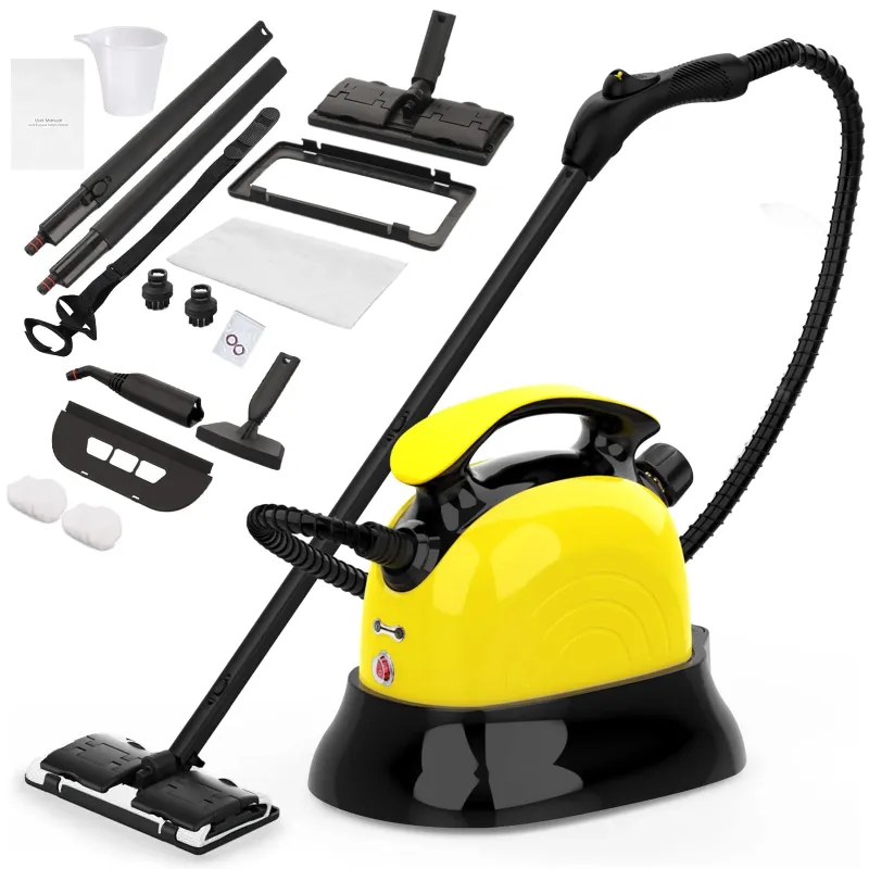 Photo 1 of 1500W Powerful Steam Mop, Keenstone® Multi-Purpose Steam Cleaner, Best Hand Held Steamer Cleaner with 13 Accessories for Cleaning, Home Use, Carpet, Floor, Window, Car Seat, Tile, Grout

