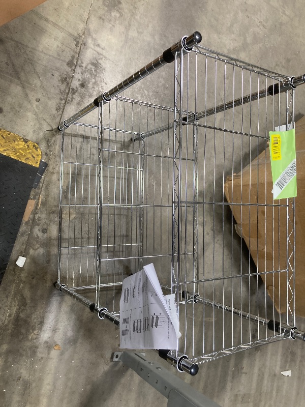 Photo 1 of BestOffice Chrome 3 Shelves 13"D x 23"W x 30"H Wire Shelving
