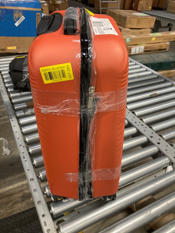 Photo 1 of ***see comments***TripcompCarry on Luggage Wheels, Lightweight Durable Hardside Suitcase, Dark Orange