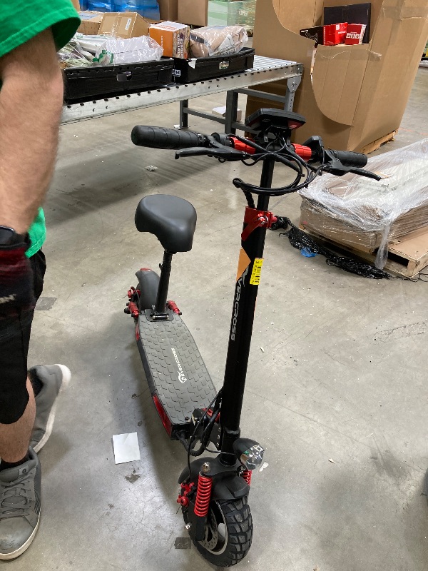 Photo 1 of 48v Electric Scooter Adults, Adult Scooters Equipped with 15ah Battery Delivering 50-55 Mile Range, 10" Off Road Tires, Ideal for Commuting, Adventures and Short Trips