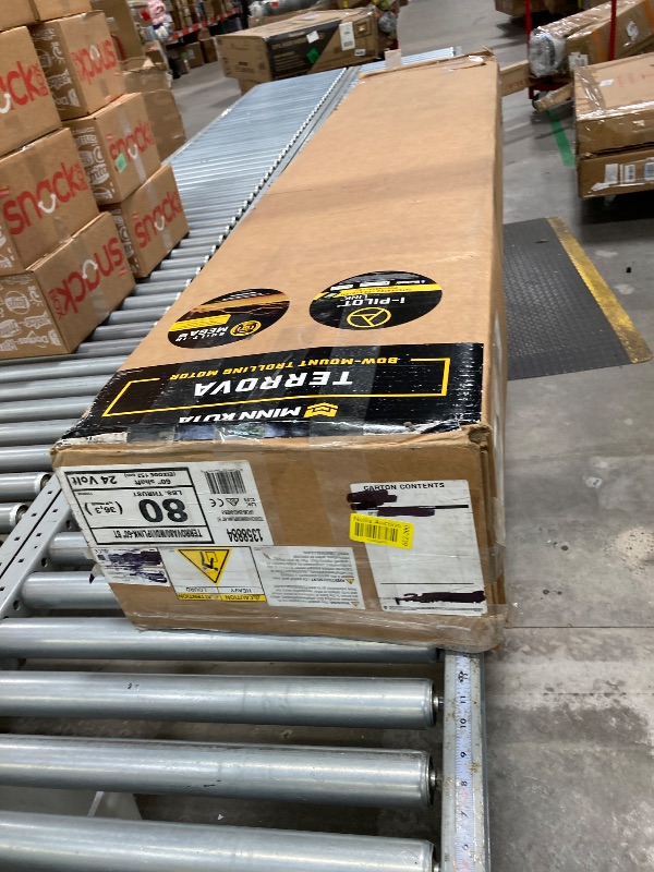 Photo 1 of **FOR PARTS ONLY**

Minn Kota 1358884 Terrova Freshwater Electric-Steer Bow-Mount Trolling Motor with MEGA Down Imaging & i-Pilot Link GPS, 80 lbs Thrust, 60" Shaft