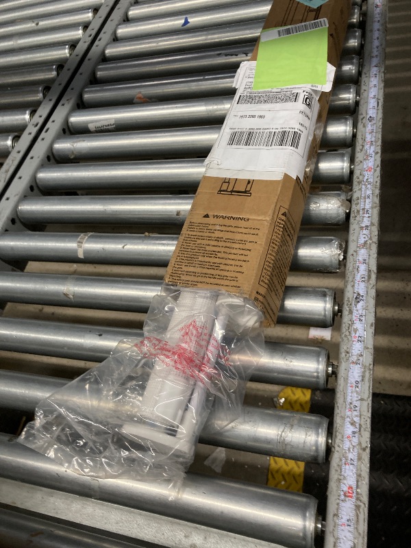 Photo 1 of ****MISSING PARTS****Ophanie Retractable Baby Safety Gate,Mesh Pet Gate 33" Tall, Extends to 55" Wide, Indoor & Outdoor Gates for Stair, White ***(BOX RIPPED/TORN)*** 
