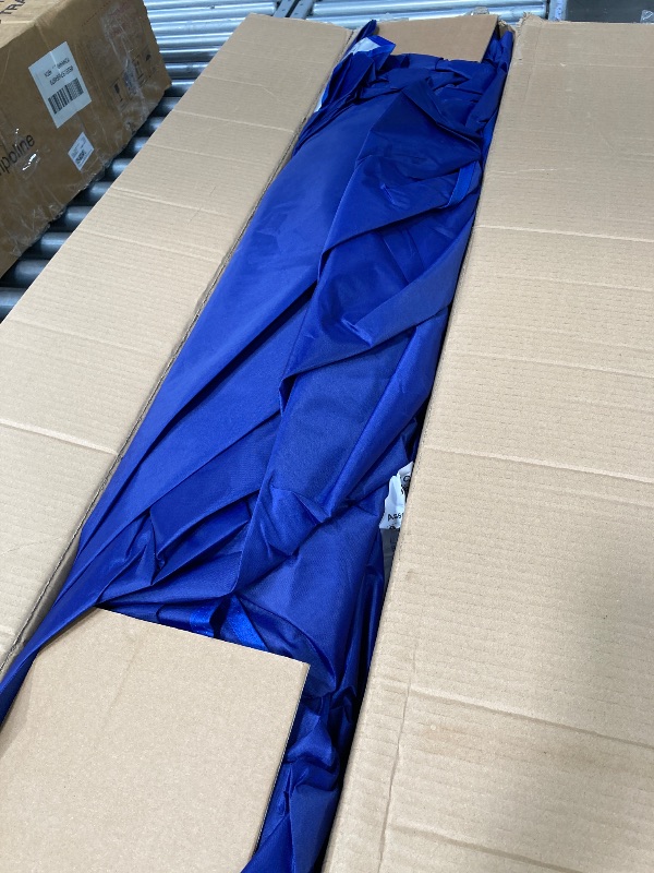 Photo 1 of GVDV Canopy Tent, 10x10 ft Easy Pop up Outdoor Canopy Tent, Portable Straight Leg Gazebo Instant Canopy, Blue