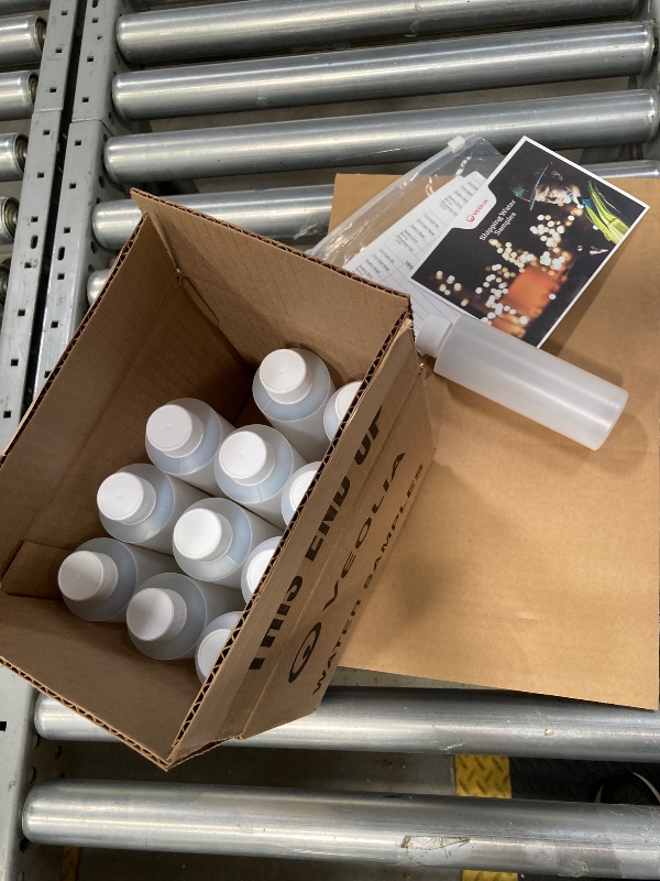 Photo 1 of 12-Pack Bulk Empty Plastic Juice Bottles Reusable Water Bottles to work great as Sensory Bottles and Smoothie Bottles with Black Lids Great for Sensory Crafts and Calming Bottles    ***(ORIGINAL STOCK PHOTOI NOT AVAILABLE)***