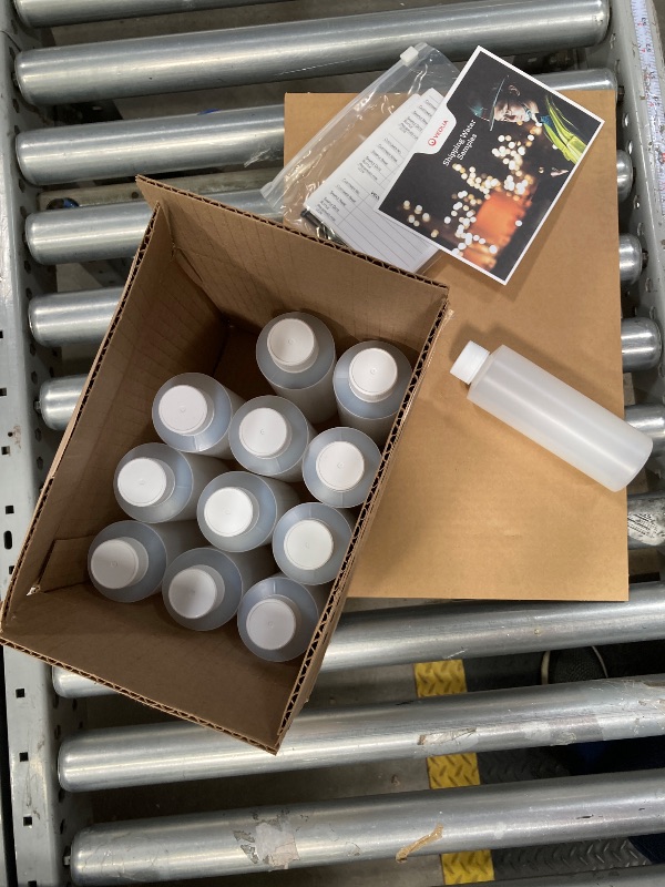 Photo 1 of 12-Pack Bulk Empty Plastic Juice Bottles Reusable Water Bottles to work great as Sensory Bottles and Smoothie Bottles with Black Lids Great for Sensory Crafts and Calming Bottles    ***(ORIGINAL STOCK PHOTOI NOT AVAILABLE)***