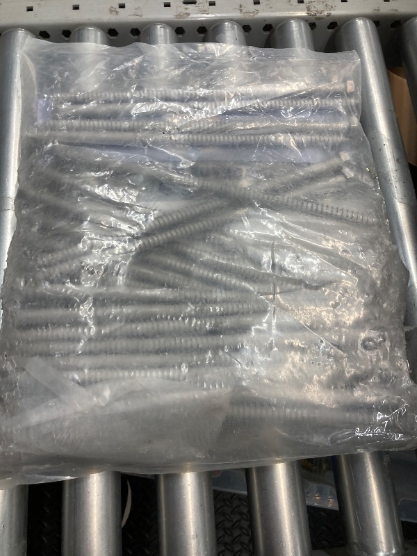 Photo 1 of 1/2 x 12 (25 Pack) Lag Screw Kit, 25 Screws and 25 washers, Hot Dip Galvanized, Meets ASME B18.2.1 Industrial/Commercial Grade by Makers Bolt