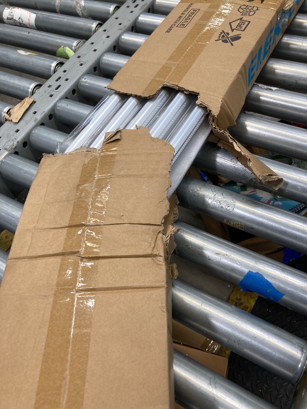 Photo 1 of ++IT'S BROKEN+++ELEKICO 75w 8ft Led Bulbs, 9500lm 5000k 8' Led Bulb, V Shaped Clear Cover T8 Led Tube Lights 8ft, T8 Led Bulbs 8 Foot, 8' Led Replacement for T8 T10 T12 F96t12 Fluorescent Tubes