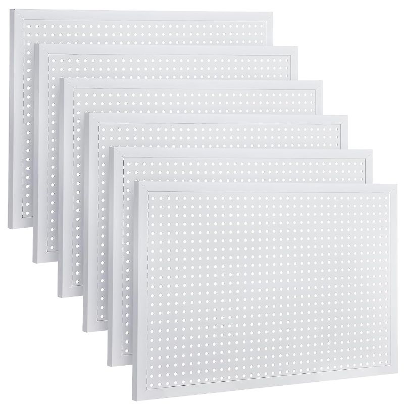 Photo 1 of 6 Pcs Metal Pegboard Panels