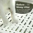 Photo 1 of ***MISSING PARTS**PAWZ Road Enclosed Cat Litter Box Large with Lid Drawer Type Easy to Clean,Gray
