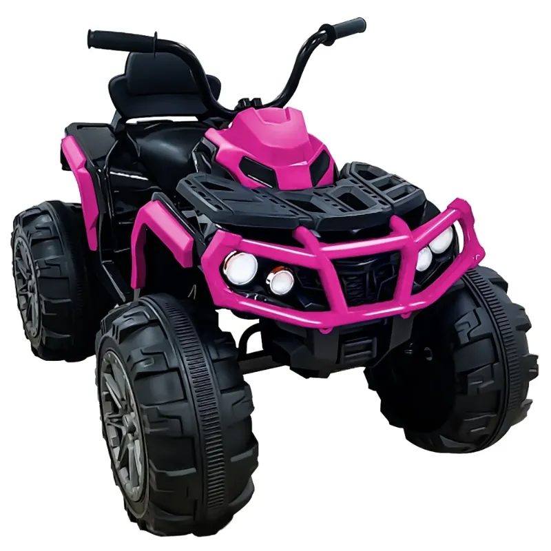Photo 1 of BKIRNP Pink 24V Kids Ride-On ATV Off-Road Quad Car 5mph Electric Car with 2 Speeds and Bluetooth Music
