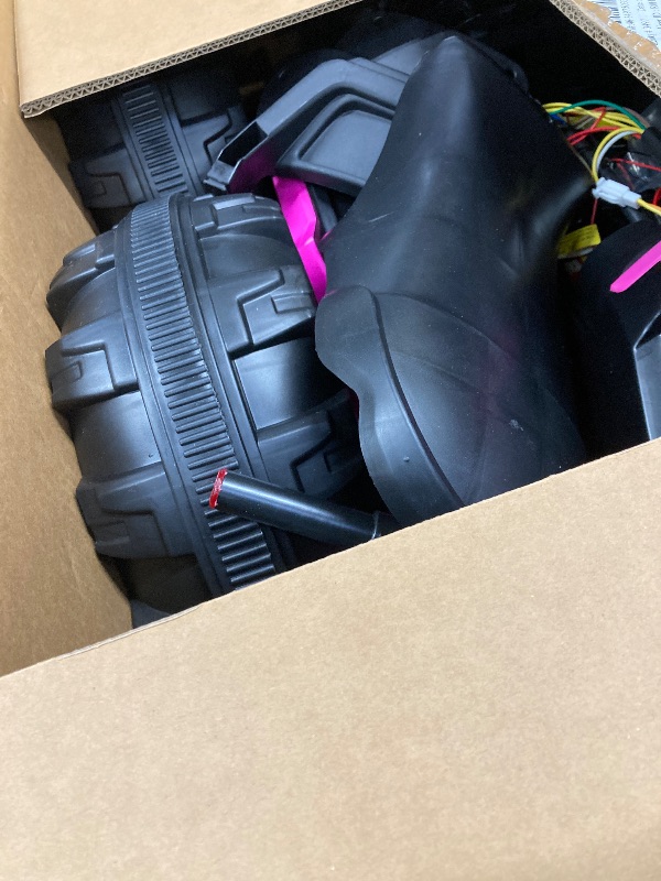 Photo 1 of BKIRNP Pink 24V Kids Ride-On ATV Off-Road Quad Car 5mph Electric Car with 2 Speeds and Bluetooth Music
