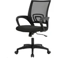 Photo 1 of ***MISSING ONE WHEEL***Home Office Chair Ergonomic Desk Chair Mesh Computer Chair with Lumbar Support Armrest Executive Rolling Swivel Adjustable Mid Back Task Chair for Women Adults, Black
