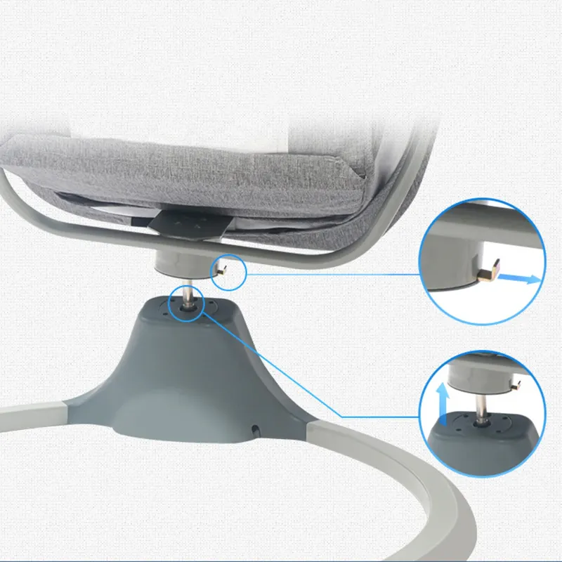 Photo 1 of G TALECO GEAR Baby Swings for Infants, Baby Bouncer and Rocking Chair with Bluetooth Music and Remote Control, Baby Electric Swing for 0-12 Newborn Boys and Girls, Gray
