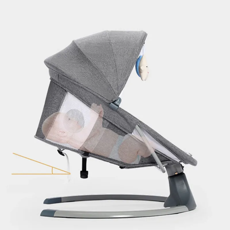 Photo 1 of G TALECO GEAR Baby Swings for Infants, Baby Bouncer and Rocking Chair with Bluetooth Music and Remote Control, Baby Electric Swing for 0-12 Newborn Boys and Girls, Gray
