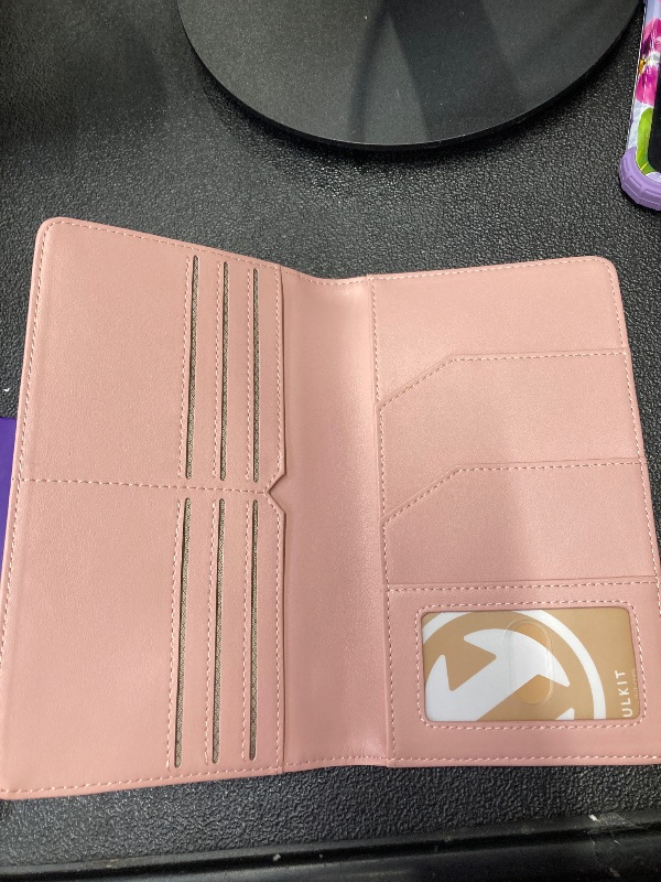 Photo 1 of Tipmile Ultra Slim Wallet for Women Bifold Leather RFID Blocking Credit Card Holder Ladies Womens Wallet with Zip Pocket