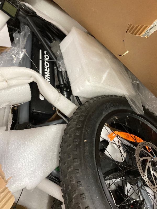 Photo 1 of  Electric Bike for Adults Full Suspension, Long Seat Dirt Bike with 20" Fat Tire, Max 28/31MPH & 37-150 Miles, 15.6/20.4/31.2AH Battery, Moped Style Ebike for Snow, Mountains, Road