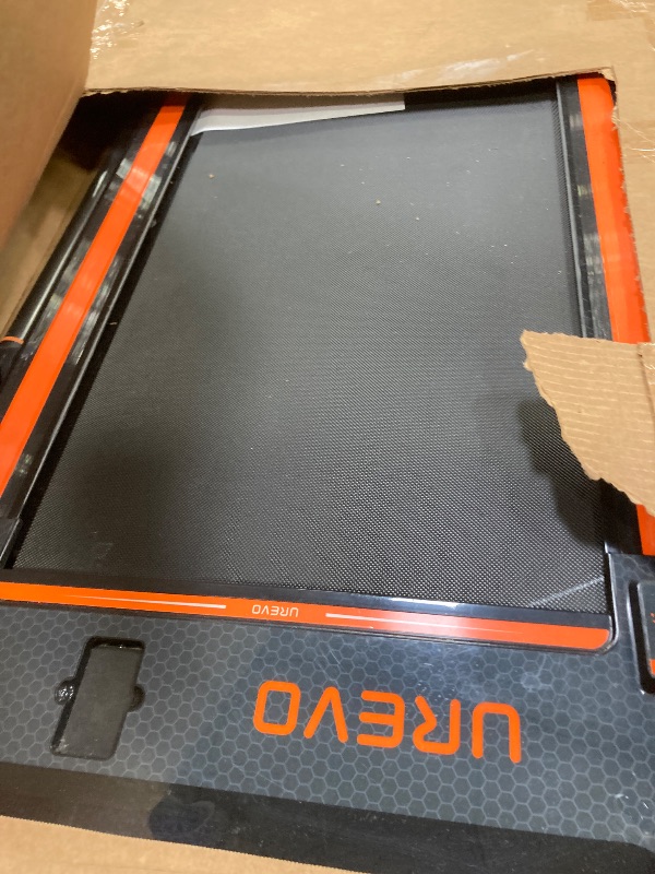 Photo 1 of ***PARTS ONLY***
UREVO Smart 2-in-1 Folding Treadmill, Compact Walking Pad with Safety Handle, Plug and Play, Dual LED Display, Workout APP, Walking or Running for Home Office, Remote Included