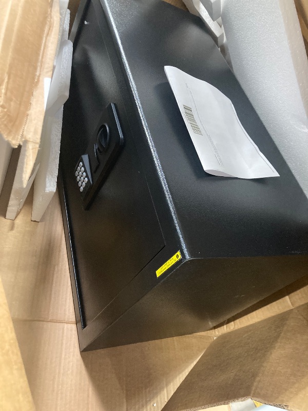 Photo 1 of 6.0 Cub Large Fireproof Safe for Home Use, Digital Home Safe Fireproof Waterproof with Electronic Keypad, Spare Keys and Removable Shelf, Anti-theft Security Safes Box for Documents Money Valuables